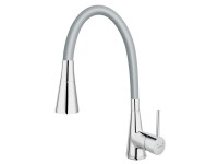 Novaservis Drezová stojanková batéria Ferro Flexi 70720 sivé rameno a spŕška