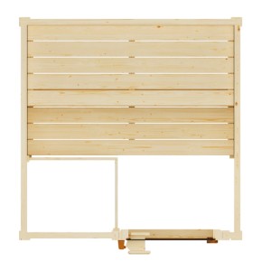 Weka Valida 1 masívna drevená sauna, prírodný smrek, sklenené dvere, pec 3,6 kW.