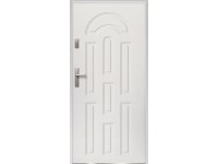 O.K. Doors Vonkajšie oceľové vchodové dvere AZZURO, biele, 90 P