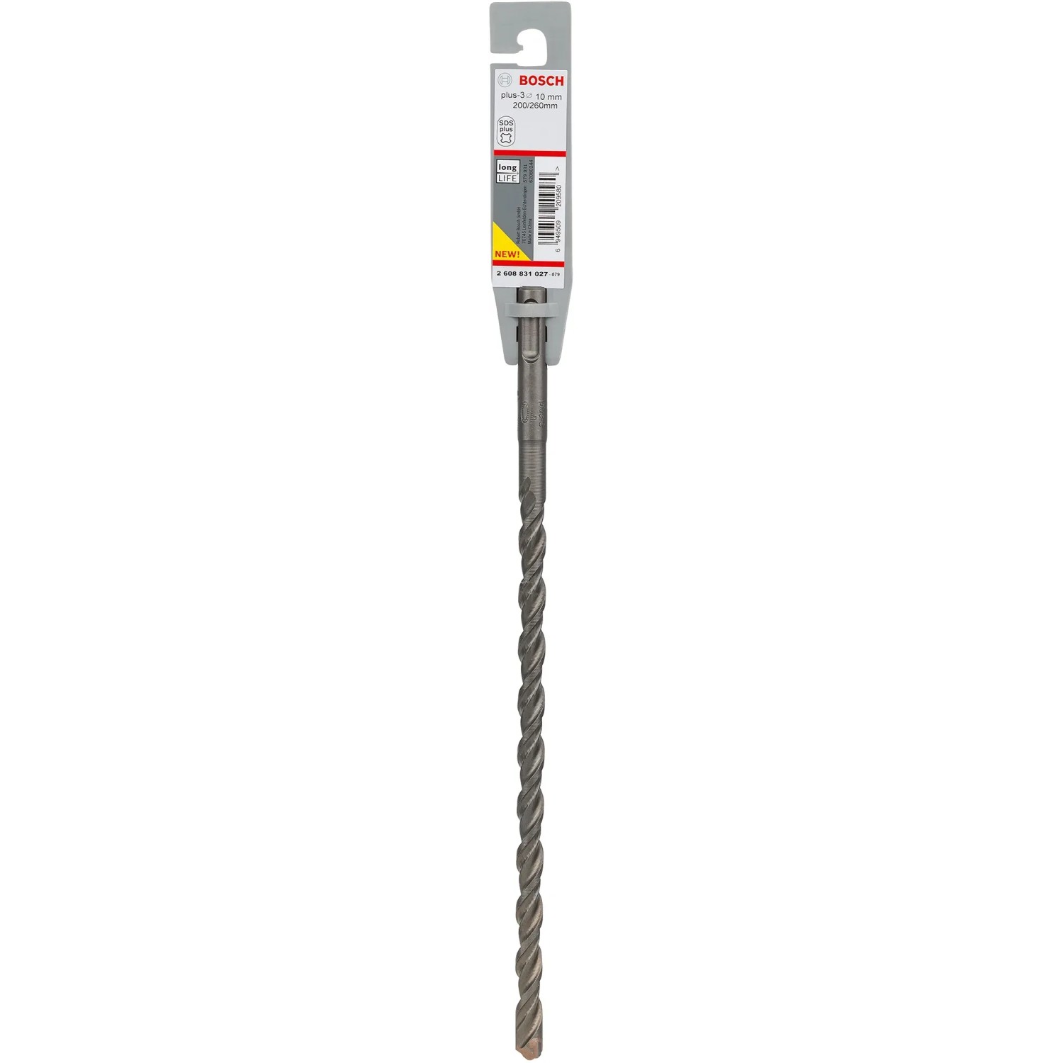 E-shop Bosch Špirálový vrták pre vŕtacie kladivá SDS Plus-3, 10 x 200 x 260 mm