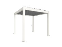 Biohort Pergola 3 x 3 biela/strieborná 312 x 312 cm