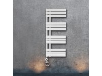 Elektrický radiátor do kúpeľne Limburg, 700 W, biela, 120 x 50 cm
