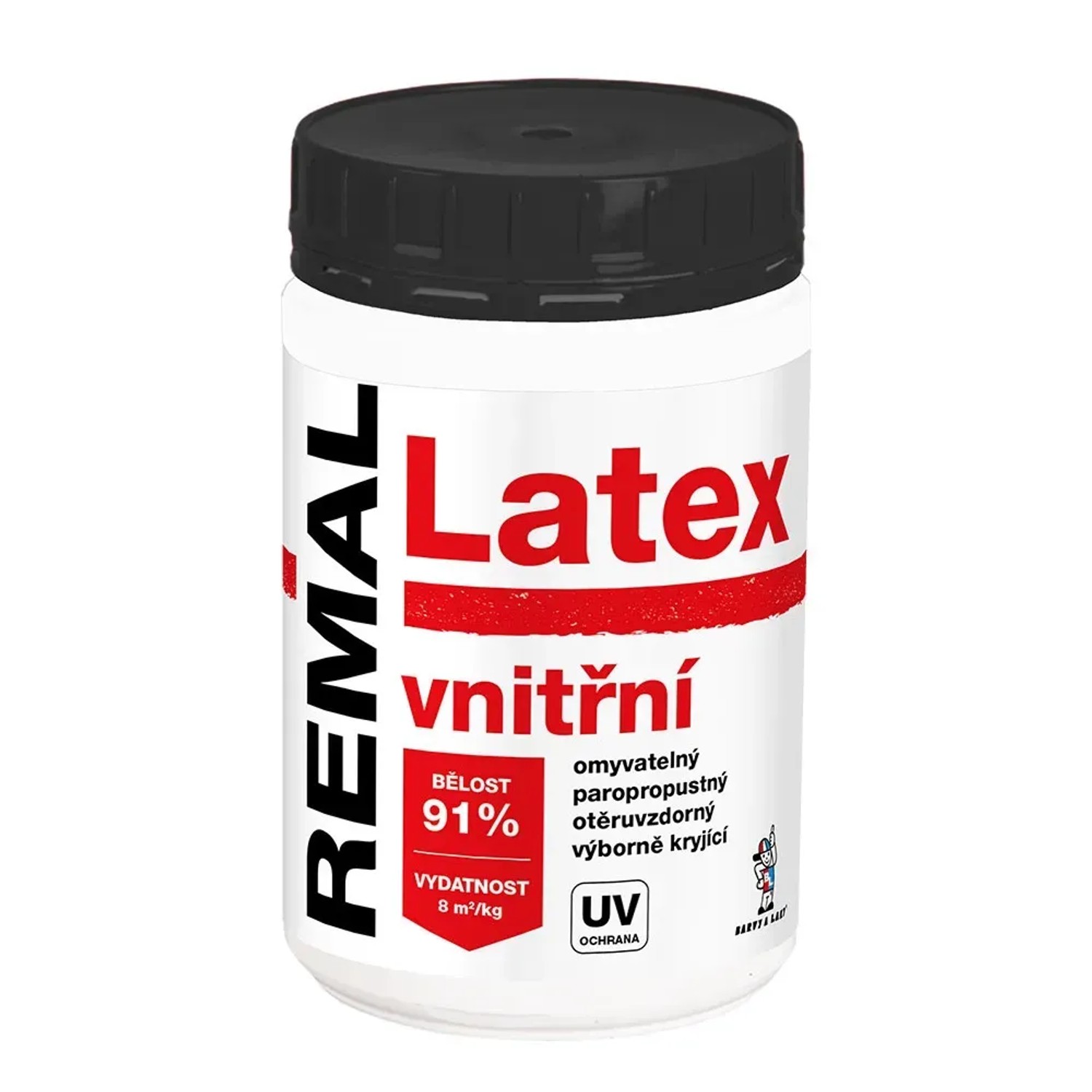 E-shop REMAL Latexový náter Latex V2064 vnútorný biely 800 g