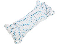 LUX-TOOLS Polyesterové lano pletené bielo-modré pr. 12 mm x 15 m LUX-TOOLS Polyesterové lano pletené bielo-modré pr. 12 mm x 15 m