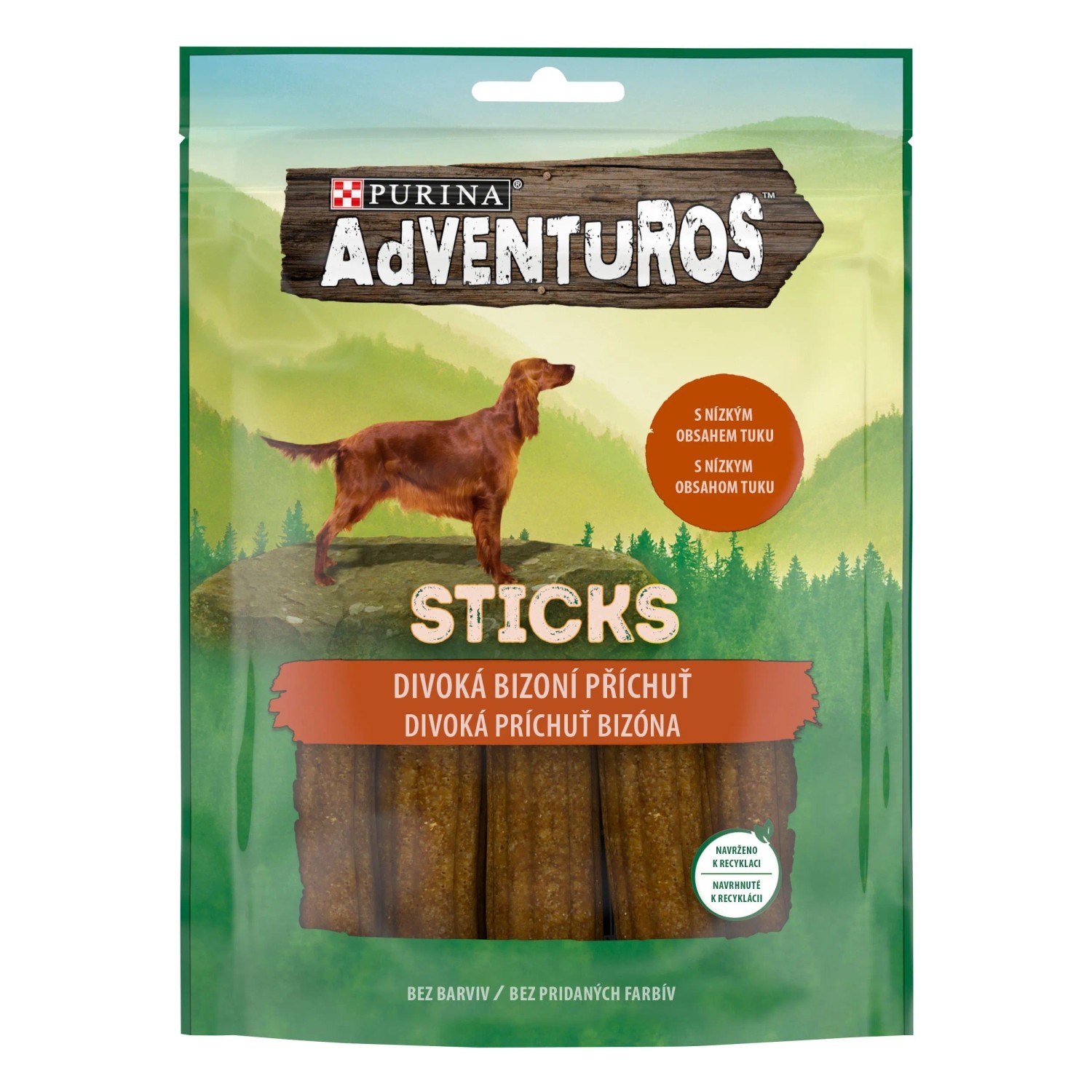 E-shop PURINA Adventuros Sticks Maškrty pre psov bizónie 120 g