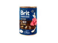 Brit Kapsička pre psov Premium by Nature Beef with Tripes 400 g