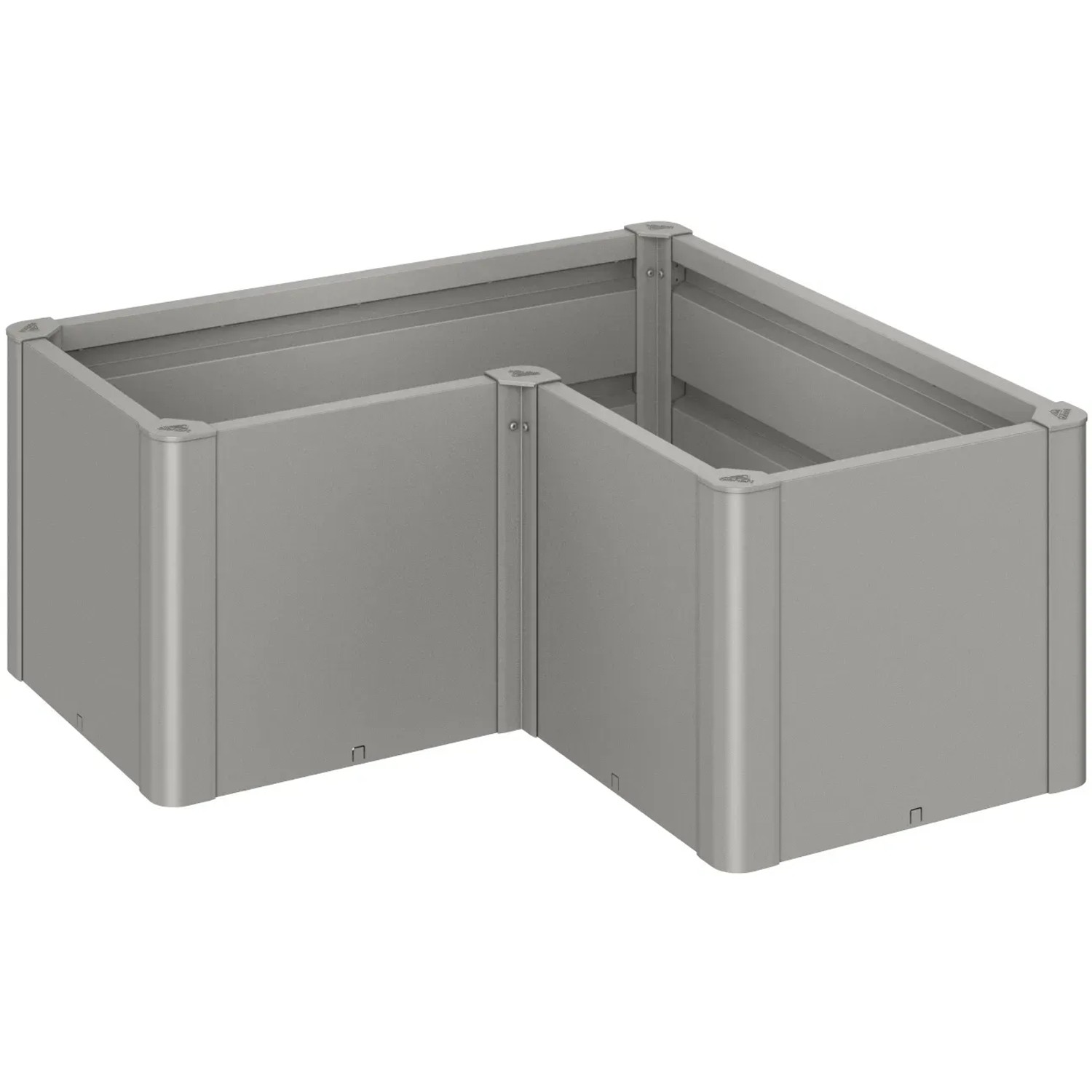 E-shop Biohort Vyvýšený záhon Belvedere Mini L100 kremeňovo sivý 102 x 102 x 53 x 45 cm