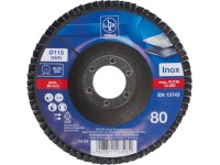 LUX-TOOLS Lamelový brúsny kotúč na kov, zrnitosť K80, pr. 115 mm LUX-TOOLS Lamelový brúsny kotúč na kov, zrnitosť K80, pr. 115 mm