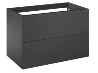 Roca Umývadlová skrinka Elegant 2Z, antracitová matná, 53 x 80 x 44,9 cm