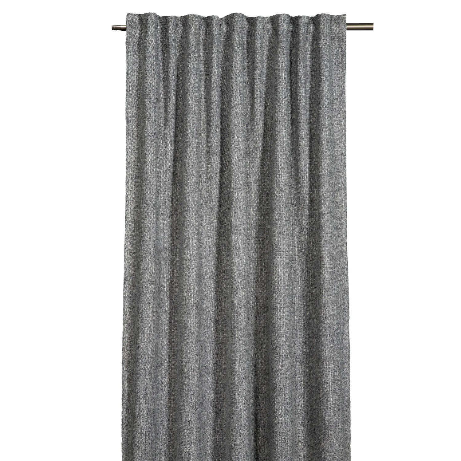 E-shop Sehlbach Záves so skrytými pútkami, Dimout fleece, strieborne sivý 175 x 130 cm