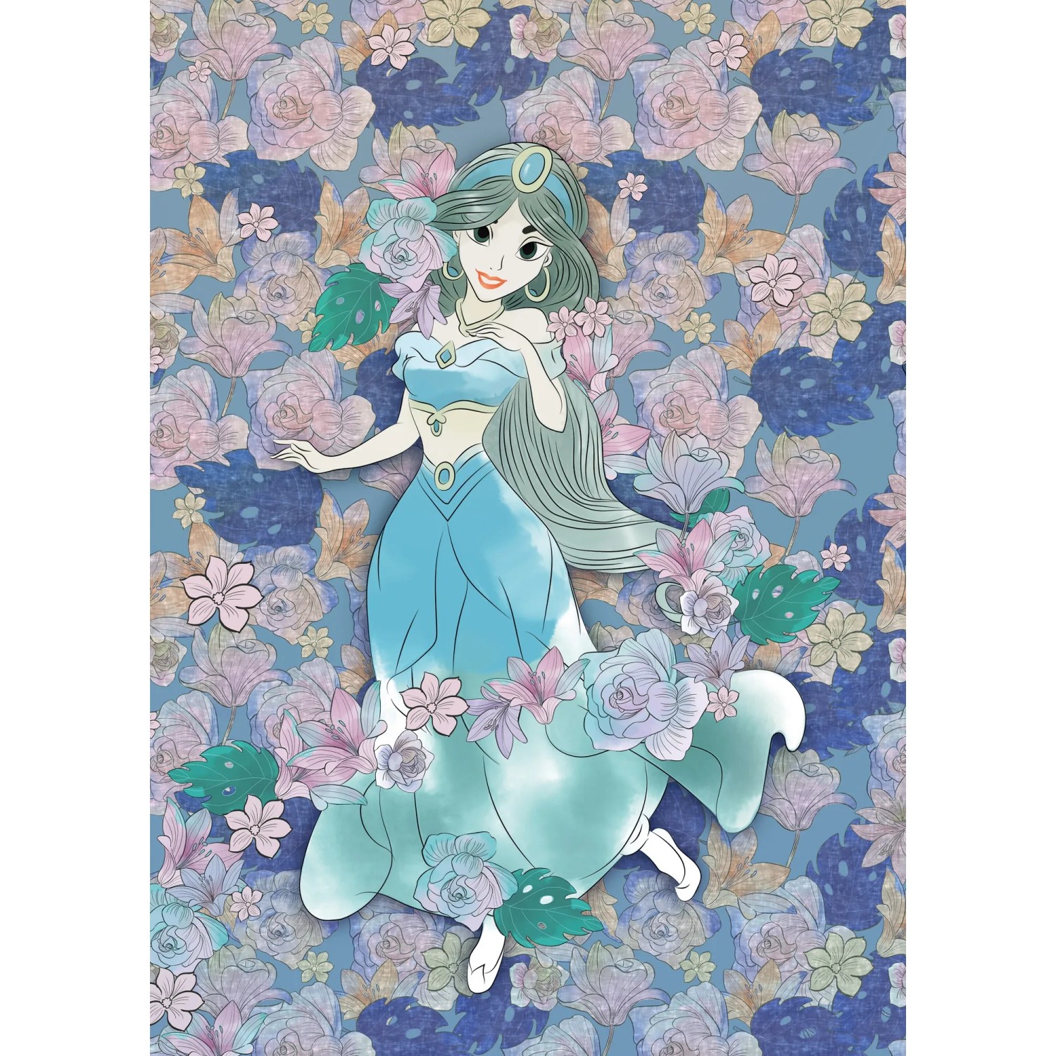 E-shop Komar Vliesová fototapeta Jasmin Colored Flowers 200 x 280 cm