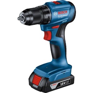 Modrá akumulátorová vŕtačka Bosch Professional, všestranné Aku náradie.