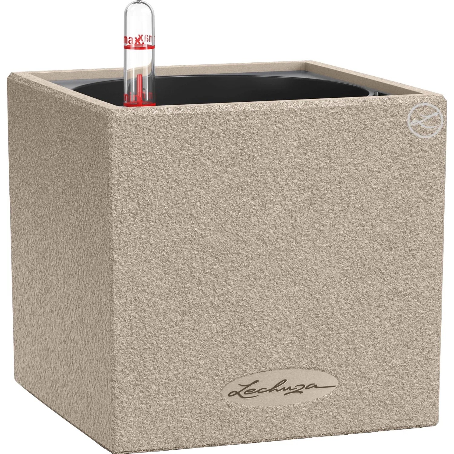 E-shop Lechuza Kvetináč Canto Stone 14 béžový, 135 x 140 x 140 mm