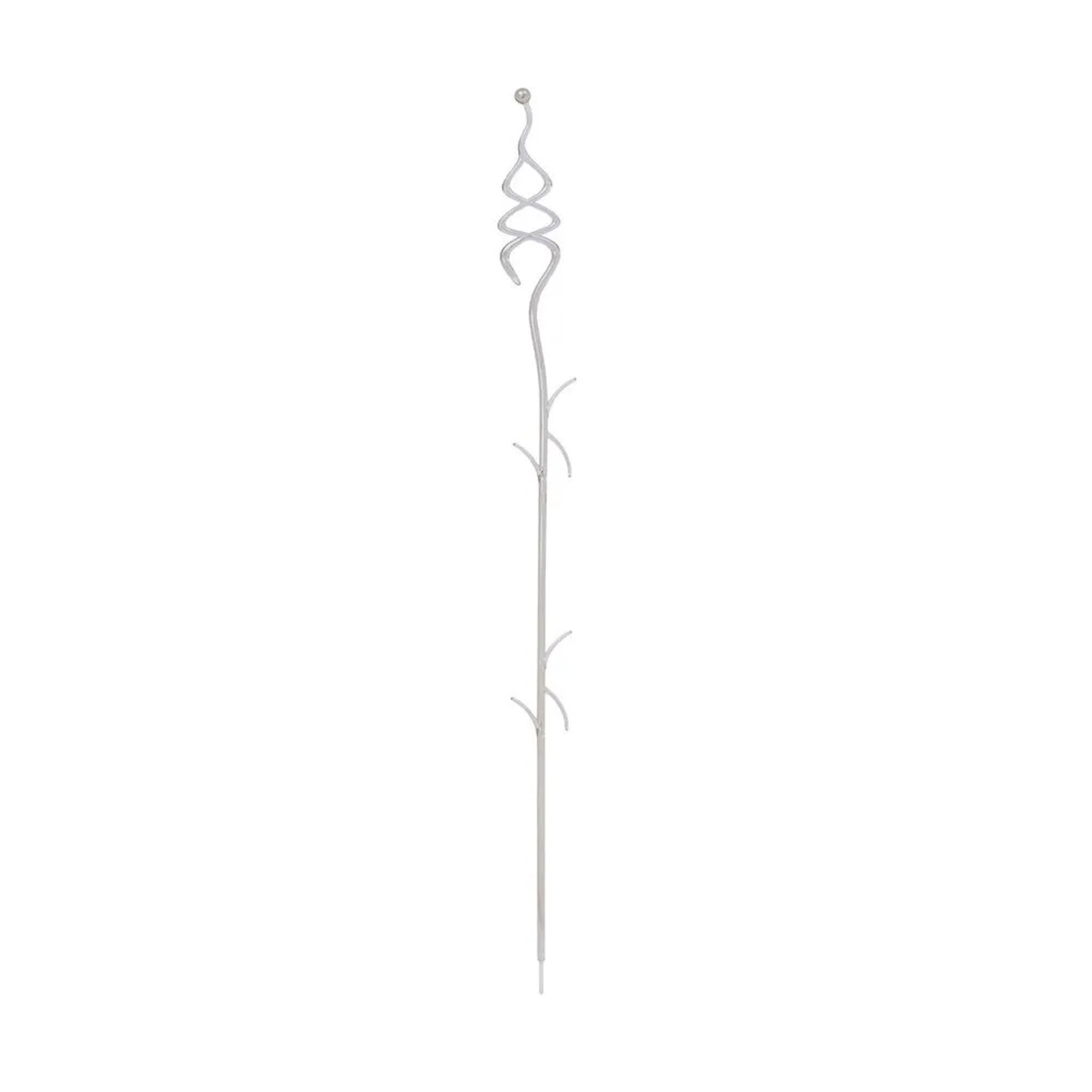 E-shop Prosperplast Podpera na orchideu DECOR, biela transparentná, 55 cm