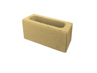 DITON Plotová tvárnica s fazetou H hladká piesková 38,5 x 19 x 19 cm