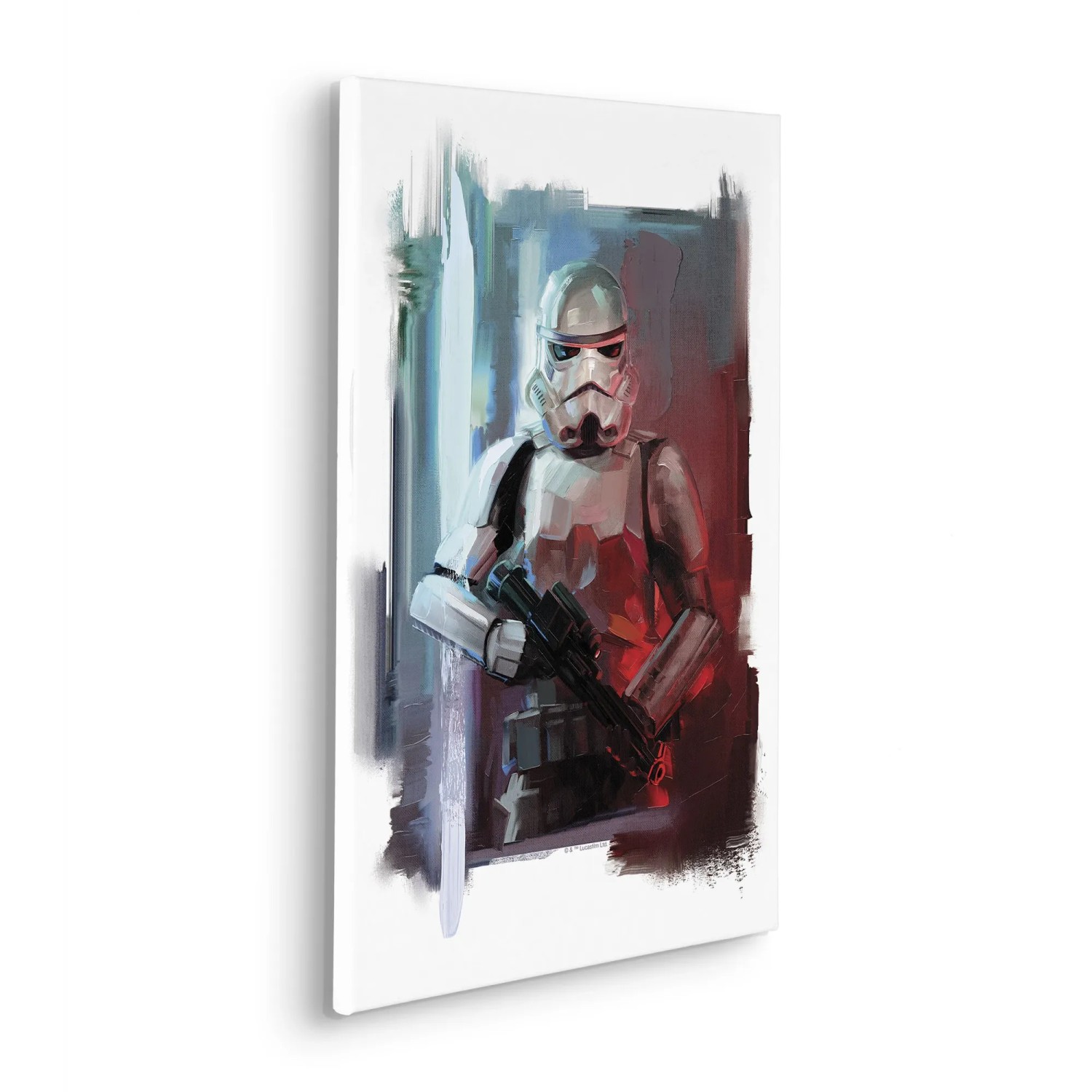 E-shop Komar Nástenný obraz na ráme Star Wars Stormtrooper Painting 40 x 60 cm