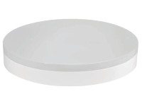 EURAKLES LED svietidlo 12W, 800lm, 4000K, IP44, biele, pr. 22 cm