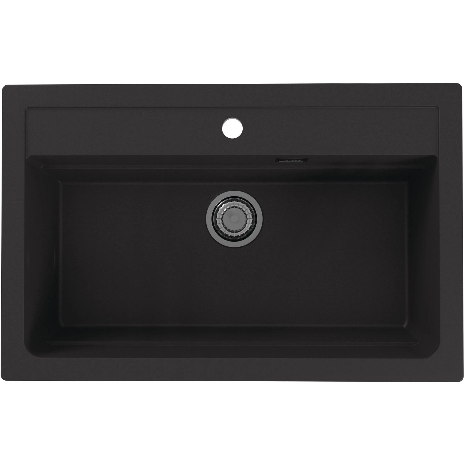 E-shop Alveus Granitový drez Atrox 40, čierna, 79 x 50 cm