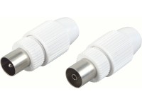 Schwaiger Koaxiálna súprava IEC biela Schwaiger Koaxiálna súprava IEC biela