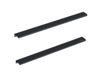 Roca Nábytková úchytka Elegant Plus čierna 1,7 x 39,8 x 4 cm, 2 ks