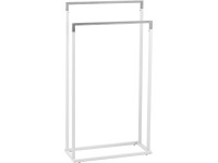 Stojan na uteráky, bambus, biely, 84 cm Stojan na uteráky, bambus, biely, 84 cm