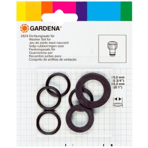 Gardena Profi-System tesniaca súprava s O-krúžkami a plochým tesnením pre kohútikové kusy.