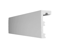 Garnižová a maskovacia lišta GAL 1, biela, 100 x 40 x 2000 mm