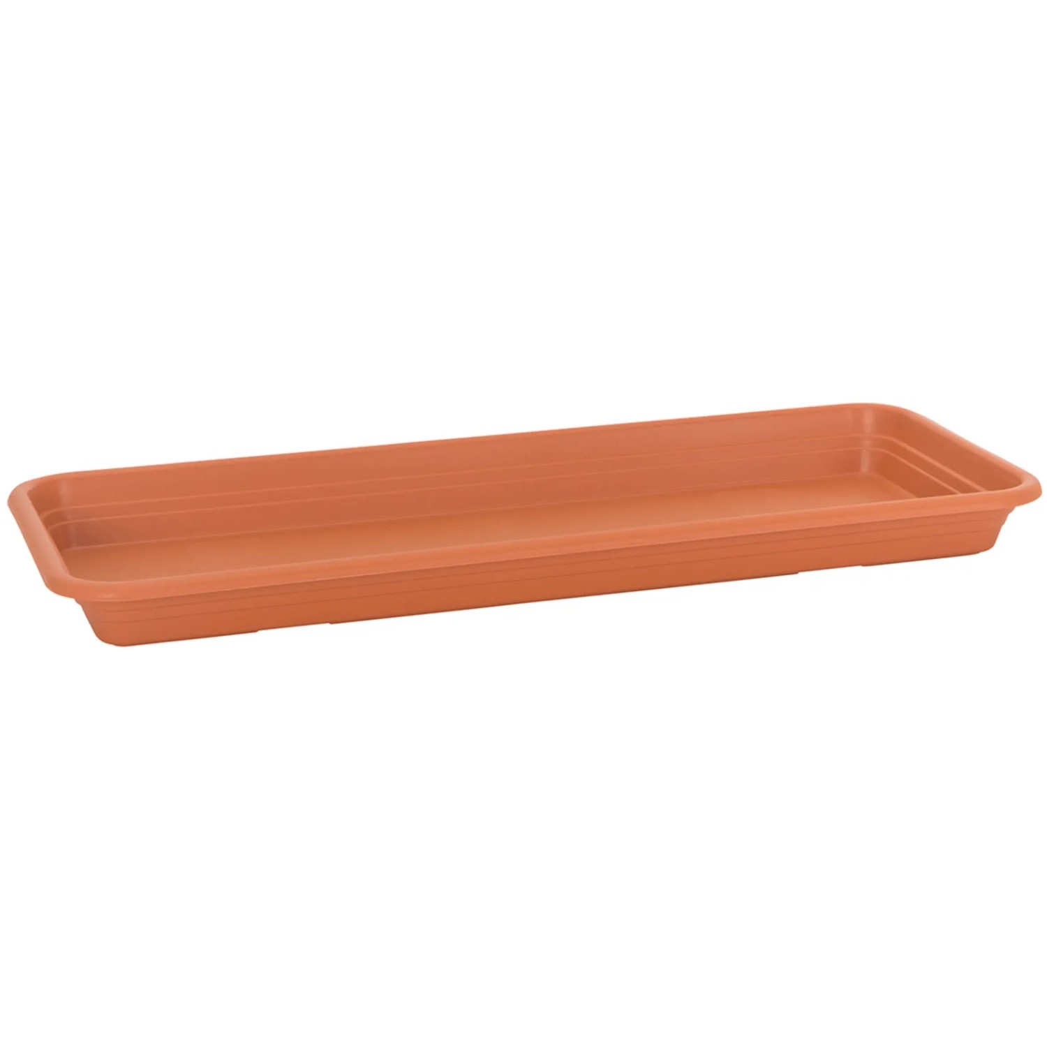 E-shop Florus Miska pod truhlík Universal S, terakotová, 40 x 15 x 3 cm