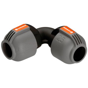 Gardena L-kus 25 mm pre zavlažovacie systémy, na zmenu smeru pokladacích rúrok.