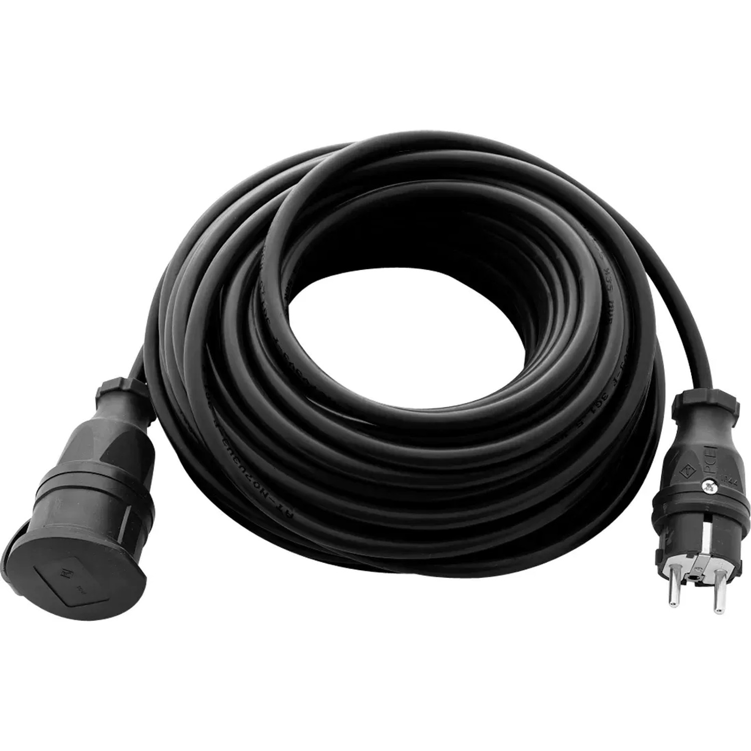 E-shop Munos Predlžovací kábel PROFI 1003421, 1 zásuvka, čierna, 20 m