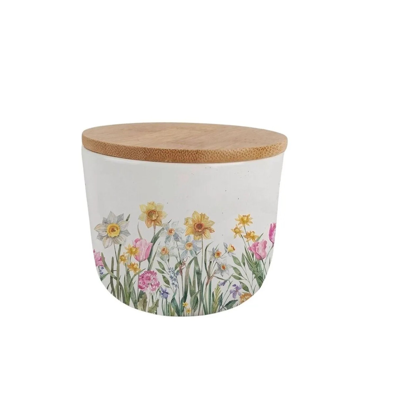 E-shop Boltze Kameninová dóza na potraviny s vekom Blossom 450 ml, rôzne druhy, 1 ks