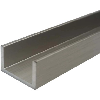 Arcansas U-Profil z prírodného hliníka 25 x 25 x 1,5 x 1000 mm