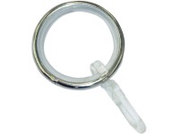 Gardinia Záclonové krúžky Kreta s klznou vložkou vzhľad nerez 12 x 3 cm