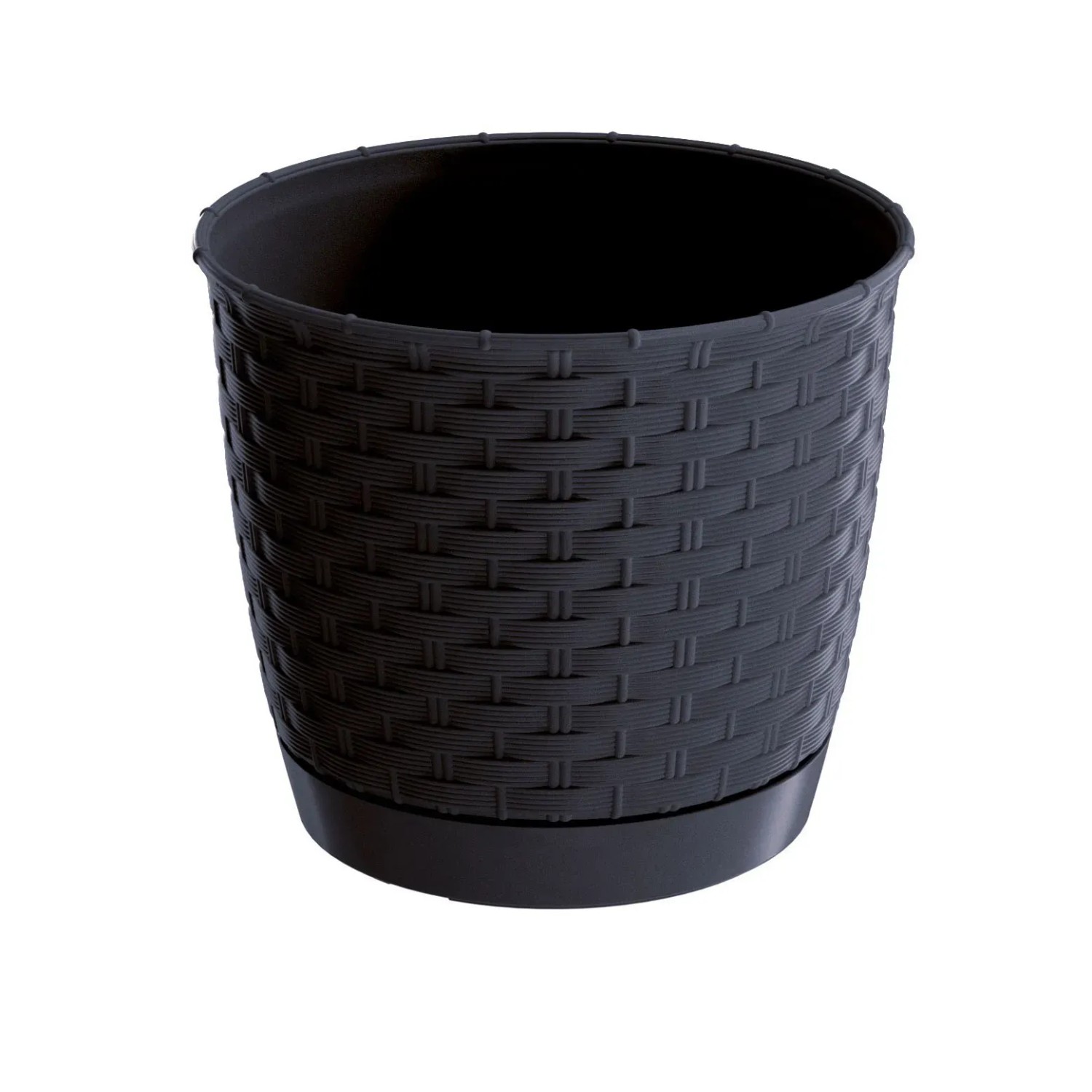 E-shop Prosperplast Kvetináč Ratolla Round 14,5 cm, antracit