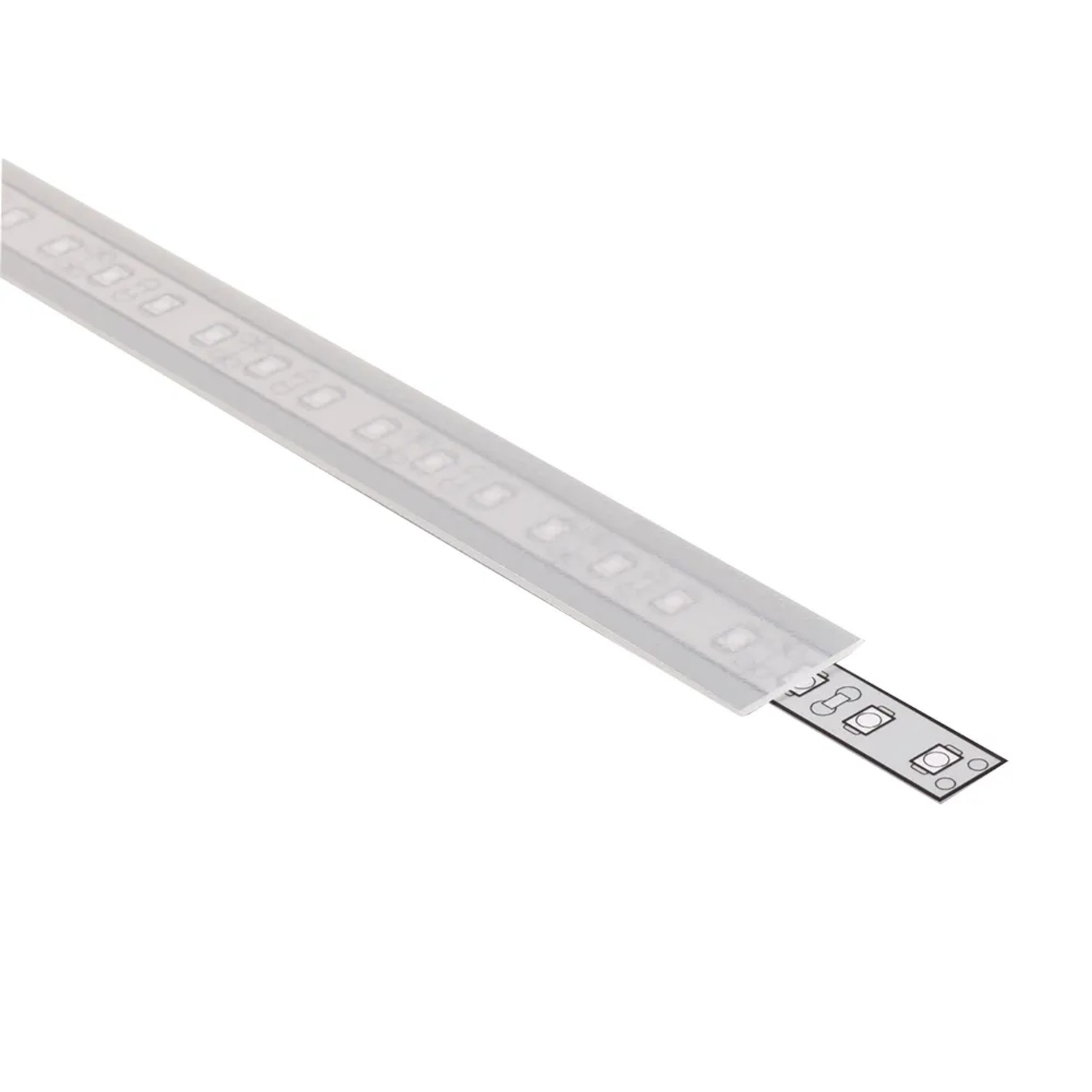 E-shop FK Technics Krytka z plexiskla nasúvacia pre AL profily FKU 0,8 x 15,2 x 2000 mm