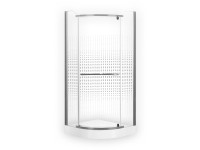 Roth Kompletný sprchový štvrťkruhový kút Ametyst s vaničkou 800 x 800 mm Roth Kompletný sprchový štvrťkruhový kút Ametyst s vaničkou 800 x 800 mm