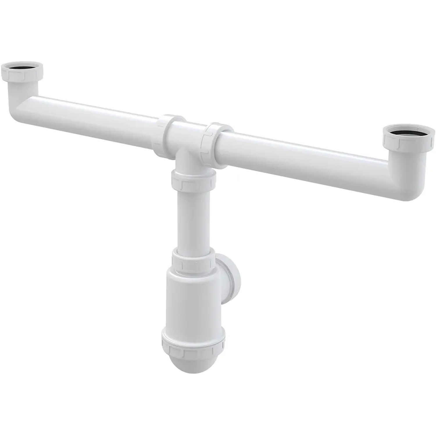E-shop Alca Sifón pre dvojdrez A448-DN50/40, prevlečné matice 6/4", DN 40/50