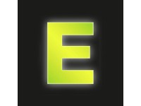 Conacord Reflexné domové písmeno E, žlté, 8 cm