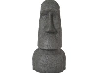 Záhradná figúrka busta moai 96 cm sivá