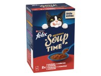 Felix Soup Polievky pre mačky hovädzie, kura, kačica, jahňacie 6 x 48 g Felix Soup Polievky pre mačky hovädzie, kura, kačica, jahňacie 6 x 48 g