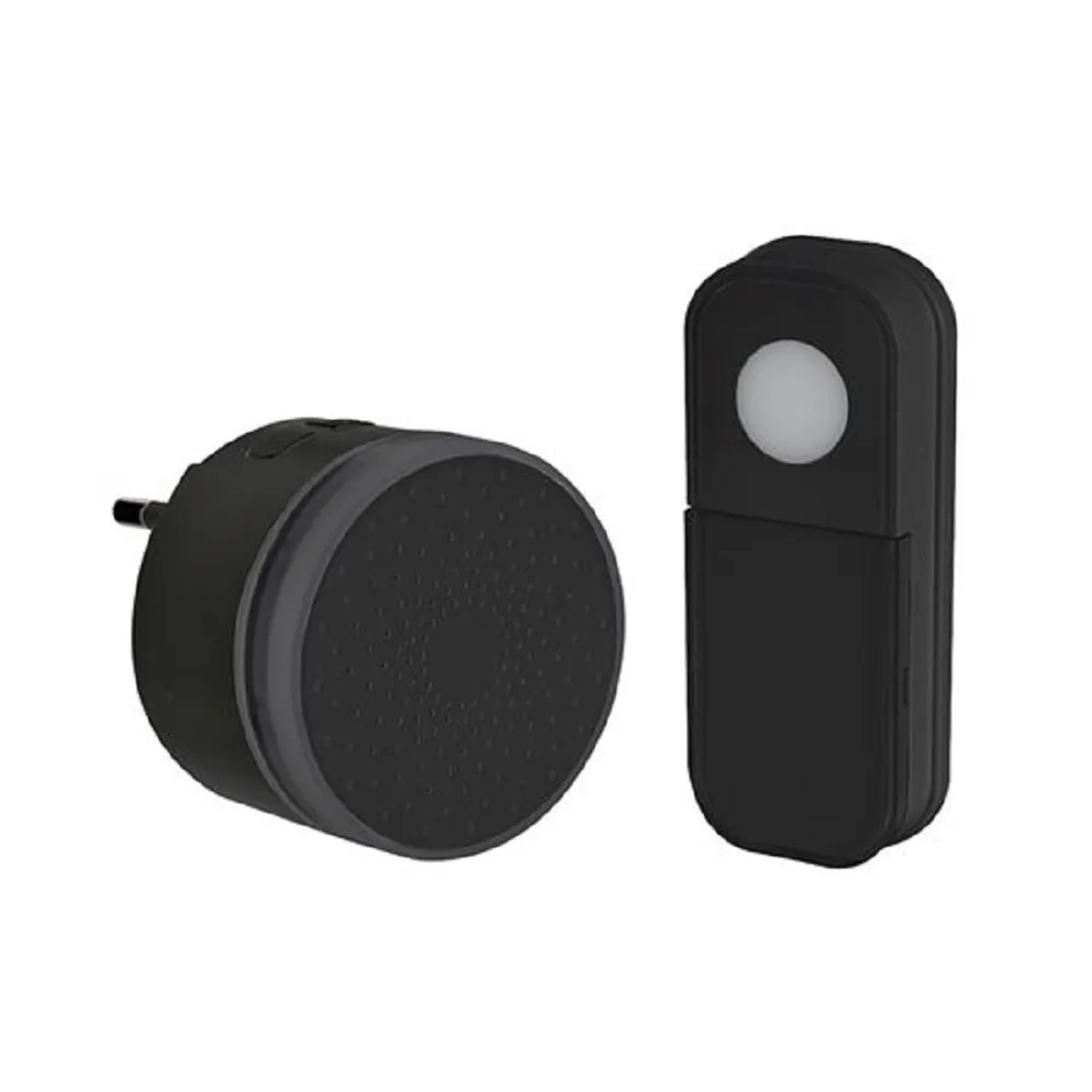 E-shop SOLIGHT Bezdrôt. domový zvonček mini 1L77 do zásuvky, learn. code, 180m, čierna