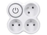 Solight Rozbočka 3 zásuvky 15A, vypínač Solight Rozbočka 3 zásuvky 15A, vypínač