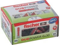 Fischer Hmoždinka DuoPower 6 x 30 LD, 100 ks Fischer Hmoždinka DuoPower 6 x 30 LD, 100 ks