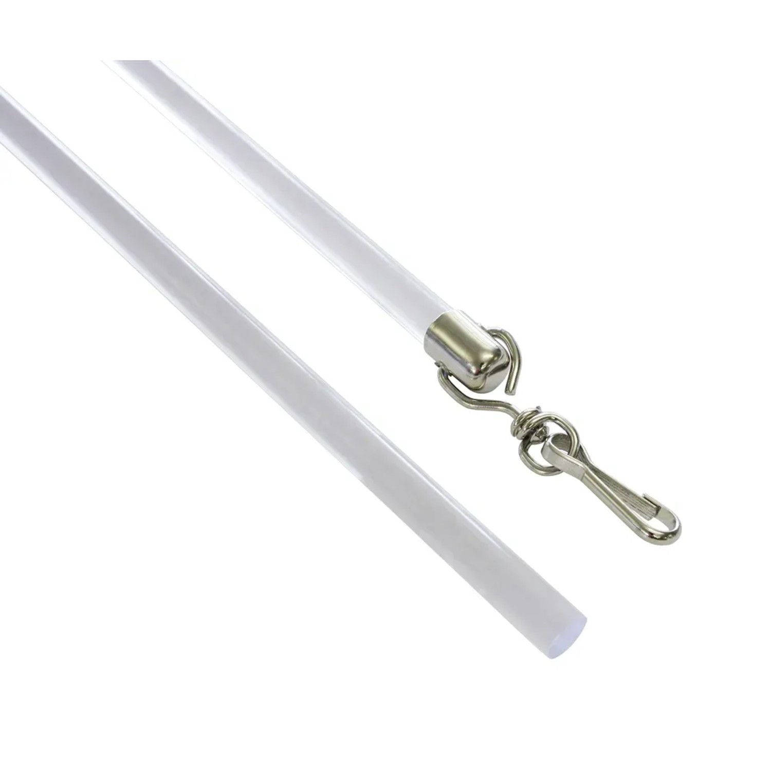 E-shop Gardinia Ovládacia tyč priehľadné plexisklo 75 cm, 2 ks