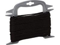 LUX-TOOLS Polypropylénové lano pletené Basic čierne pr. 2 mm x 30 m