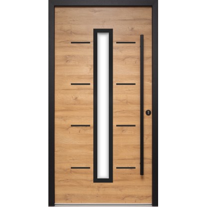 SPLENDOOR Vchodové dvere ThermoSpace MILANO PRIME Woodeffect 100 P