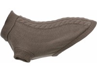 Trixie Sveter pre psov Kenton, sivohnedý, veľ. XS: 30 cm