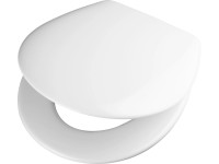 baliv WC sedadlo Chusha, duroplast, SoftClose, plastové závesy, biela