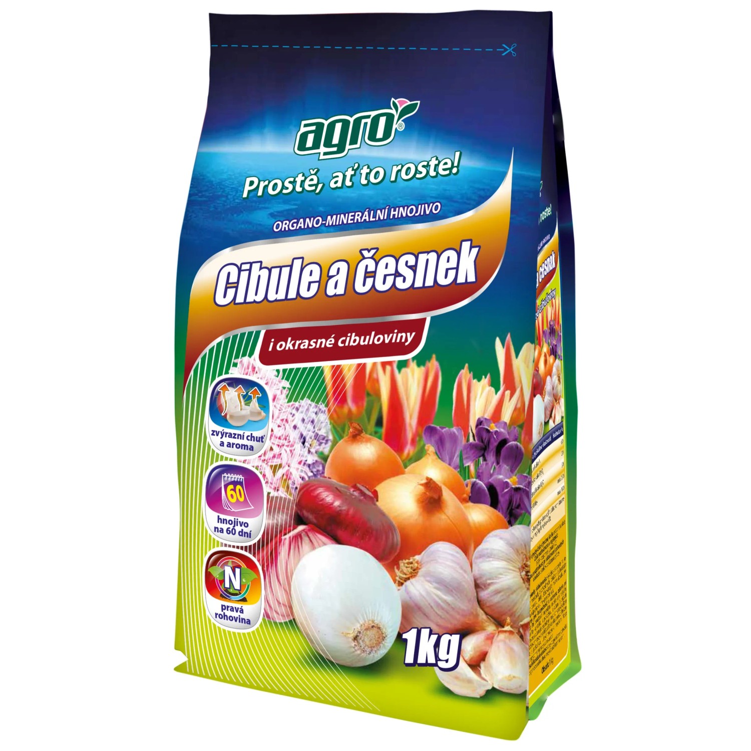 E-shop AGRO Organo-minerálne hnojivo pre cibuľu a cesnak 1 kg
