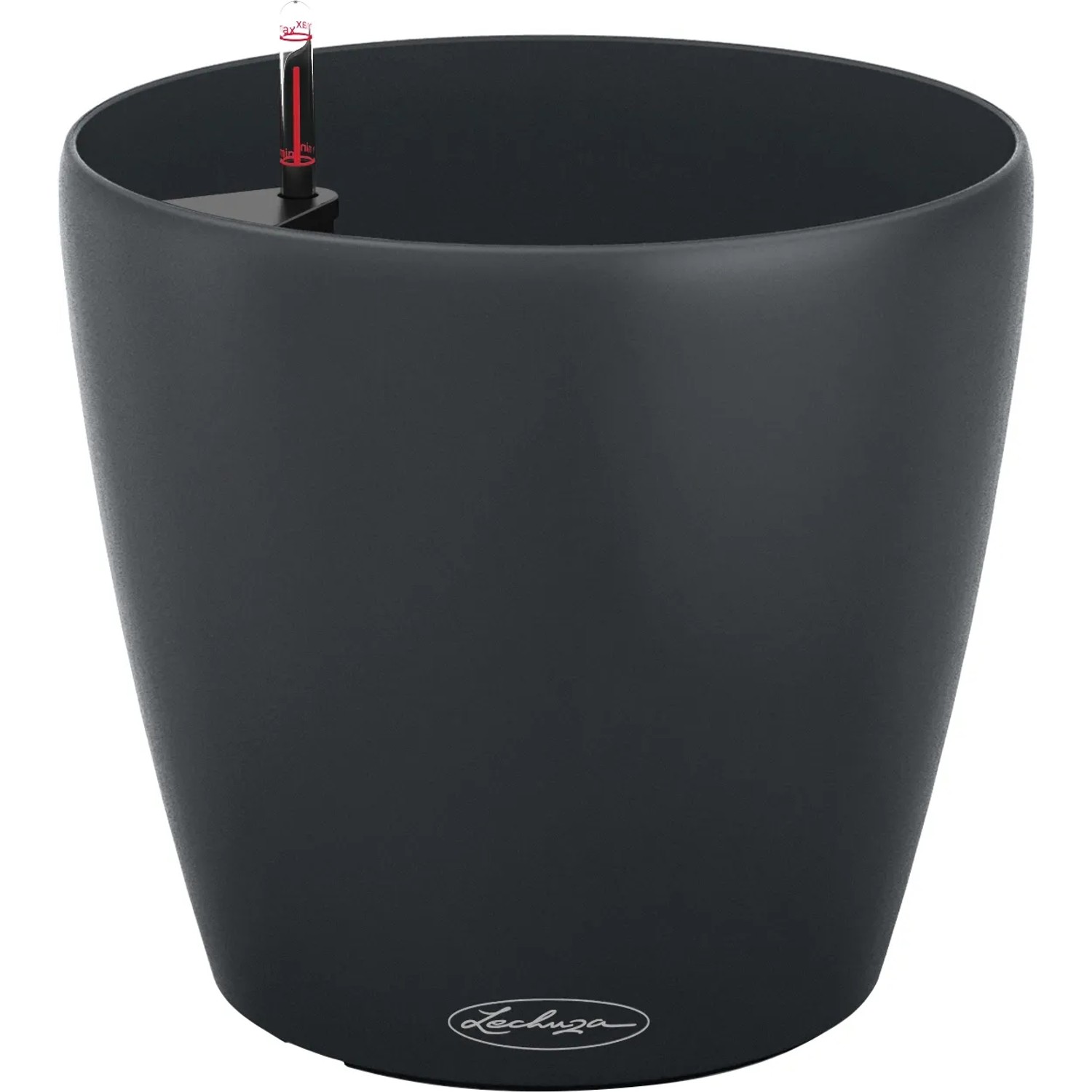 E-shop Lechuza Samozavlažovací kvetináč Classico Color Eco 35 tm.sivý pr. 34,5 x 32,5cm